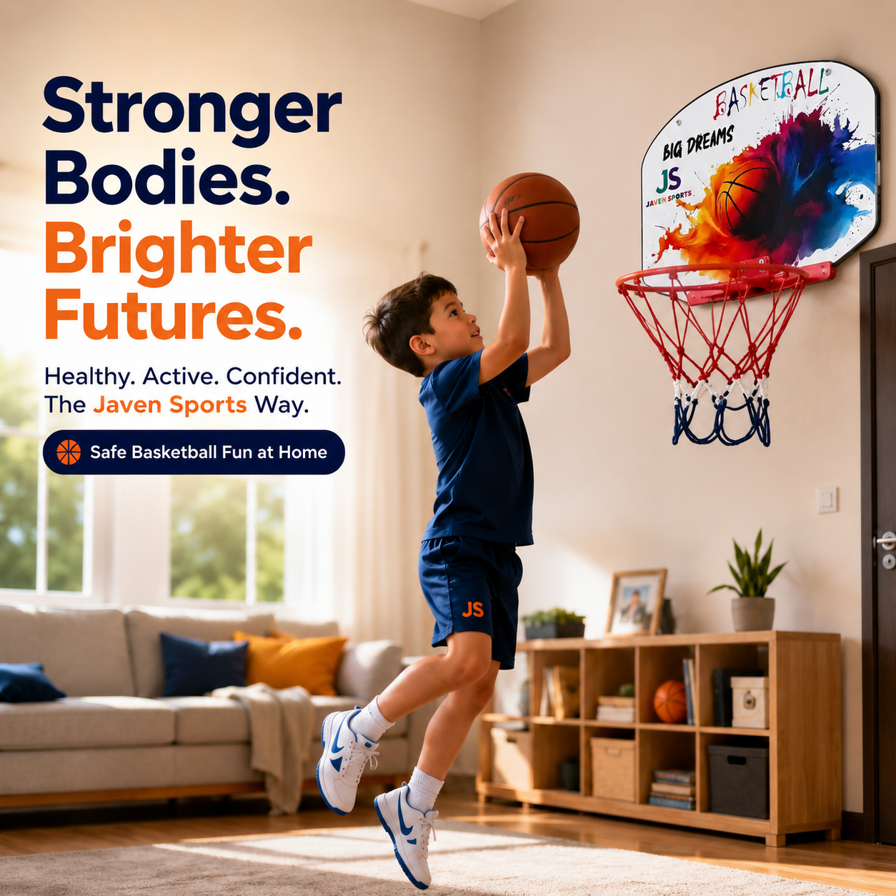 Why Indoor Basketball Is One of the Best Activities for Physical Development, Healthier Growth, and Safe Play at Home