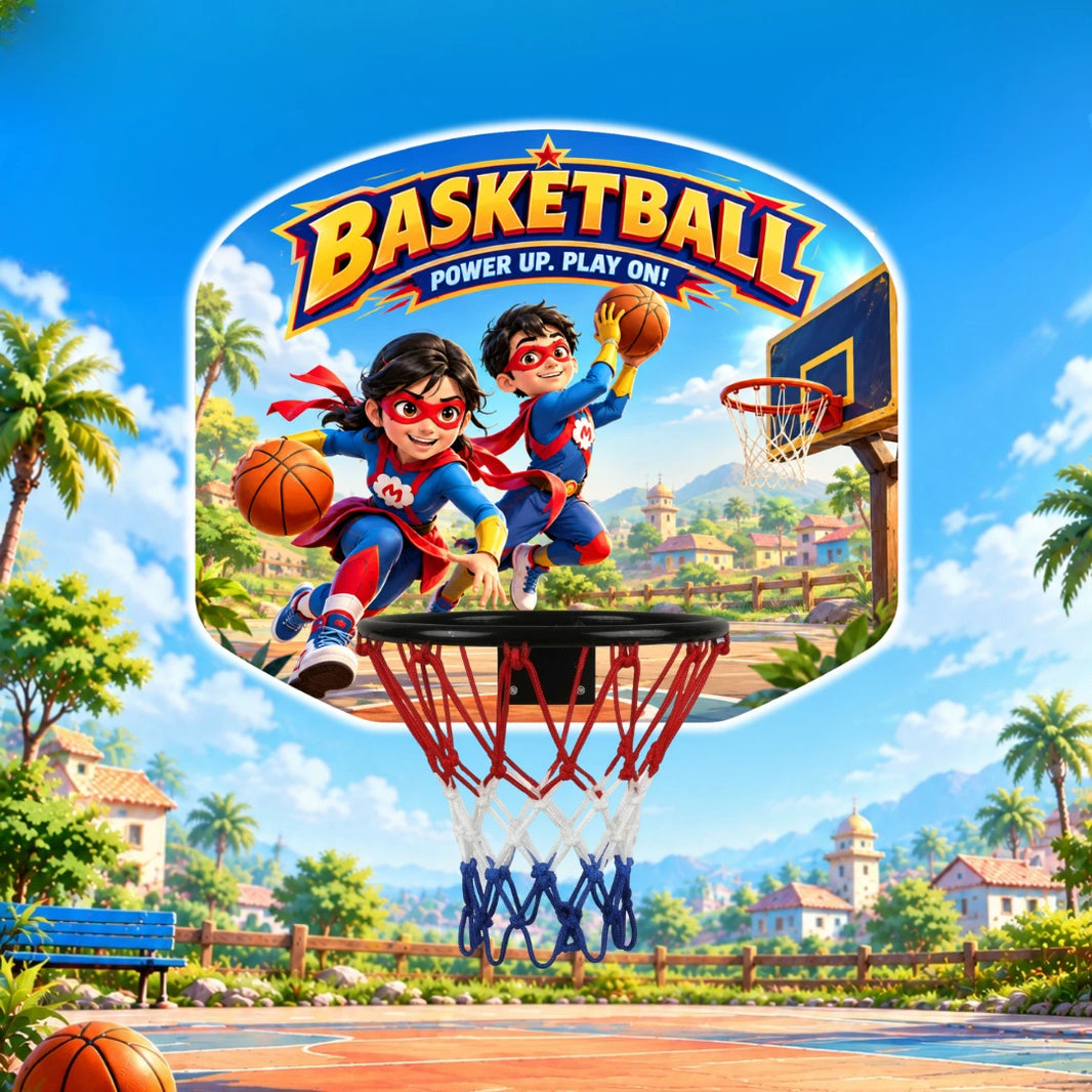 Superhero Basketball Hoop Set for Kids
