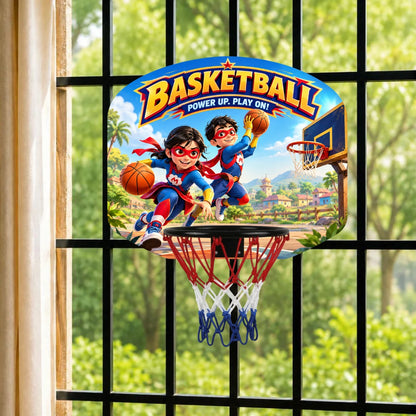 Superhero Basketball Hoop Set for Kids